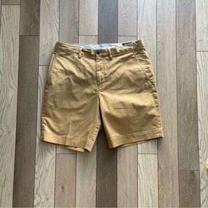 Ralph Lauren Men's Khaki Flat Front Shorts